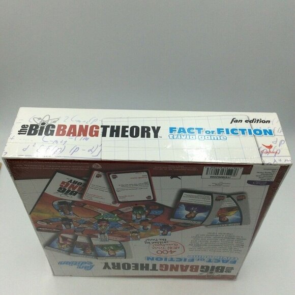 Trivia Board Game Big Bang Theory Fact Fiction Fan Edition Cardinal New Sealed - Picture 6 of 6
